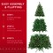 Best Choice Products Pre-Lit Spruce Artificial Christmas Tree w/ Easy Assembly, Metal Hinges & Foldable Base